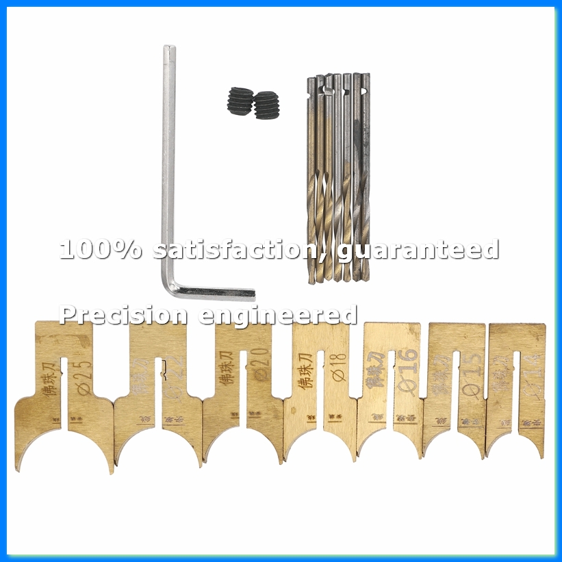Drill Bit Set - Набор фрез для деревянных бусин, 24