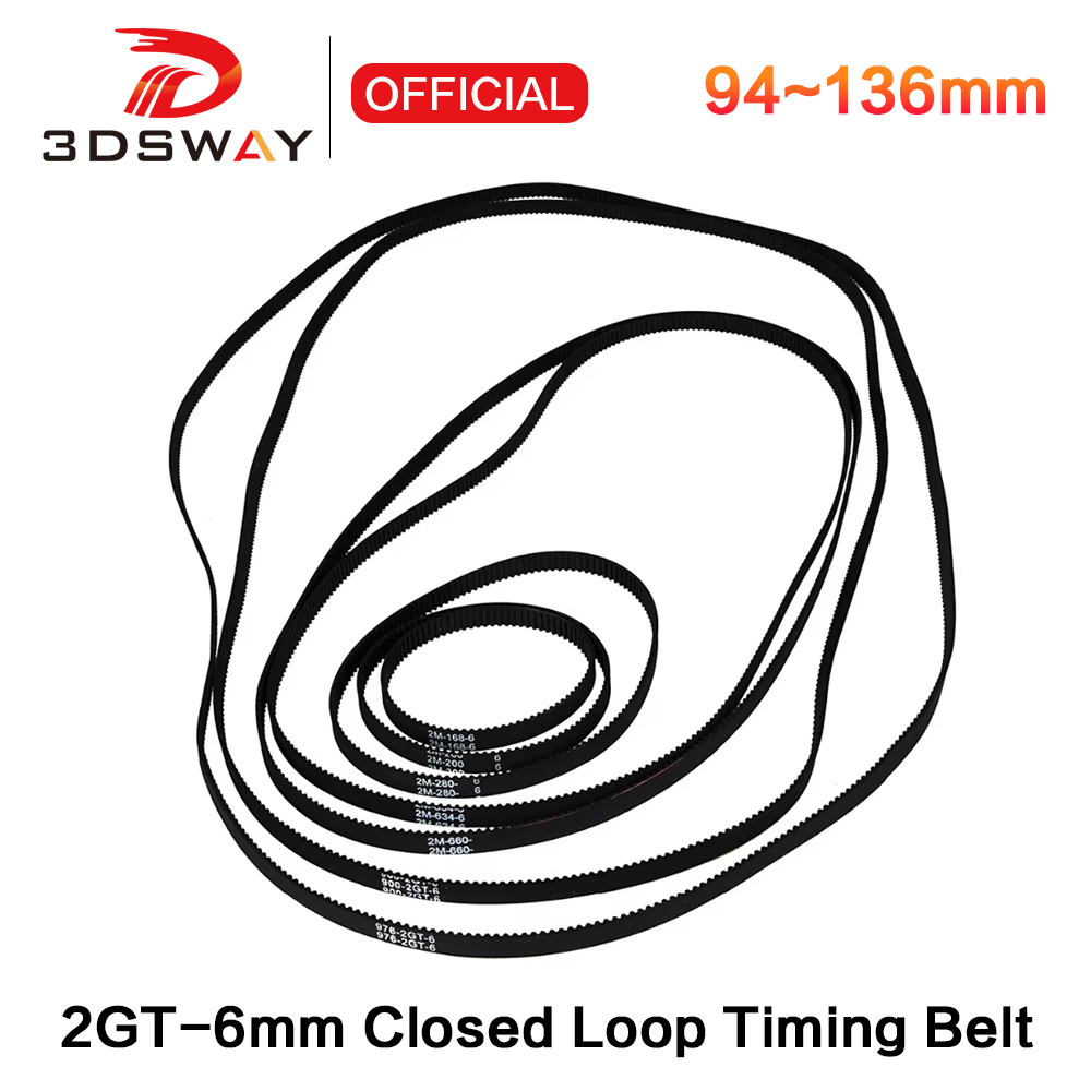 Gt2 Belt - Запчасти для 3D-принтера 3DSWAY GT2, резиновый