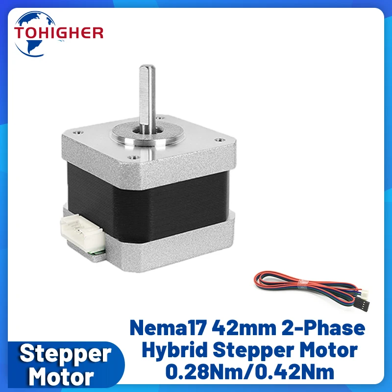 Stepper Motor Nema17 - Шаговый двигатель Nema17 (42 мм), 4-проводной,
