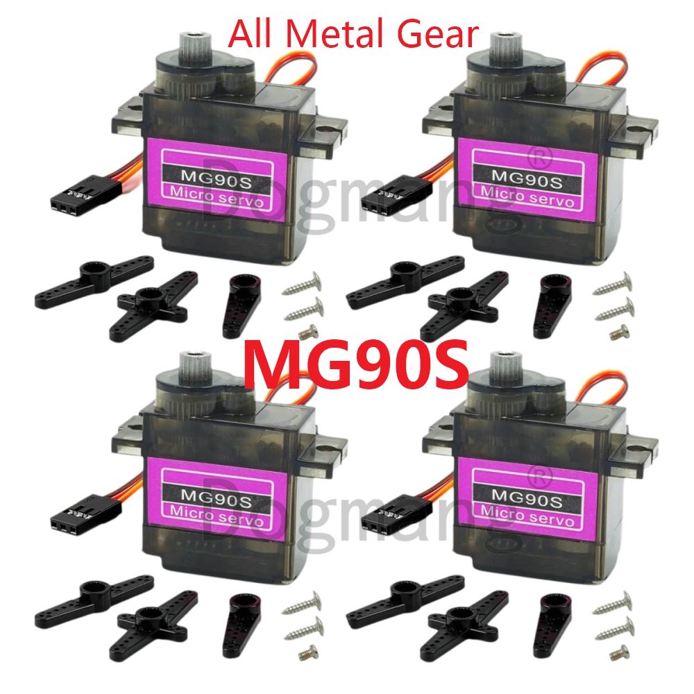 Servo 9G - MG90S Сервопривод 1/2/4/10/20/50 шт. Цельнометаллическая шестерня