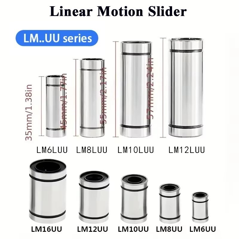 4/10 шт. LM3UU LM4UU LM5UU LM6 – обзор и цена Lm8Uu Bearing