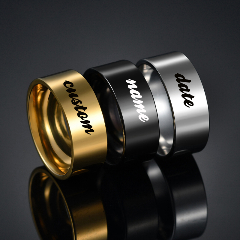 Женские кольца из нержавеющей  – обзор и цена Coupling 8Mm