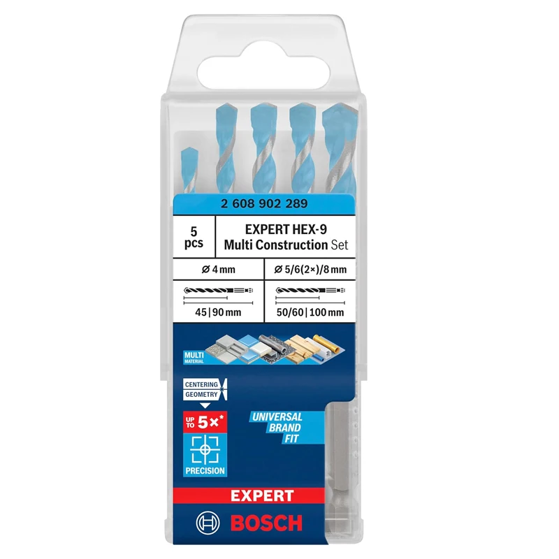 BOSCH 2608902289 EXPERT HEX-9  – обзор и цена Drill Bit Set