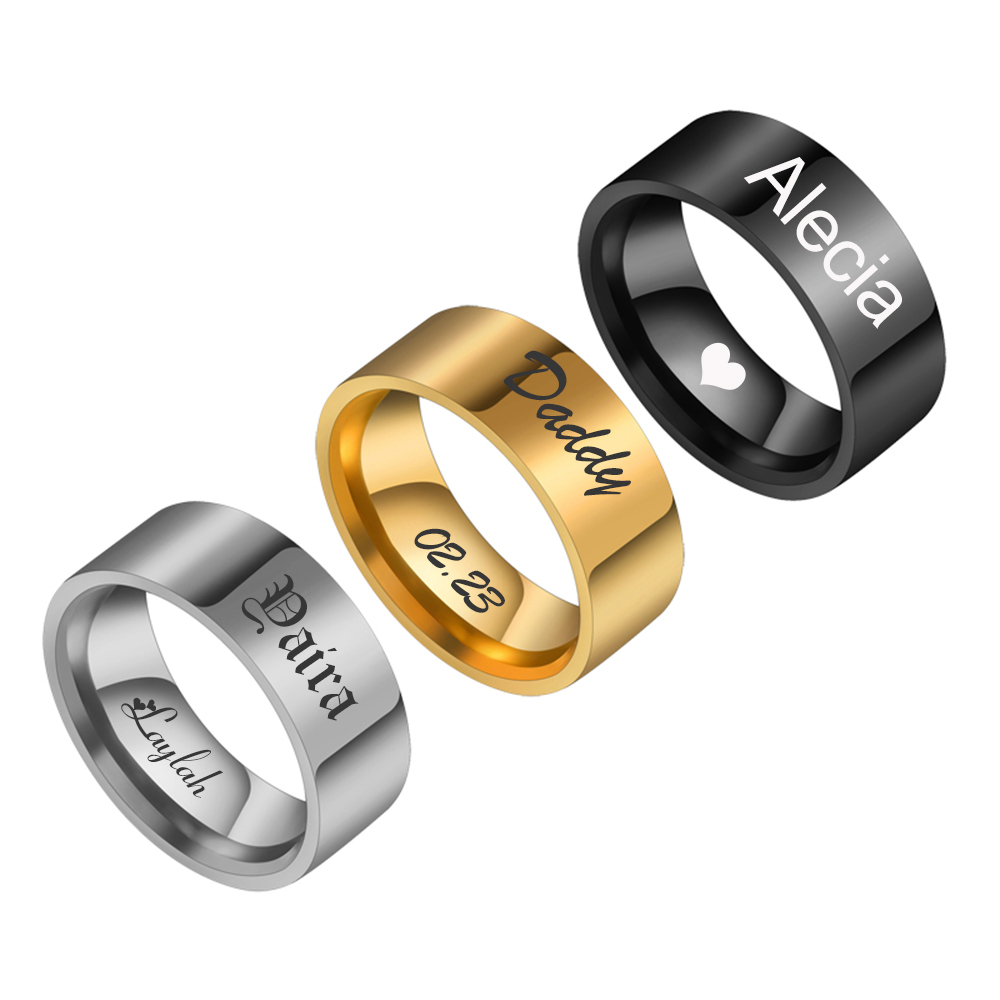 Персонализированные кольца с г – обзор и цена Coupling 8Mm