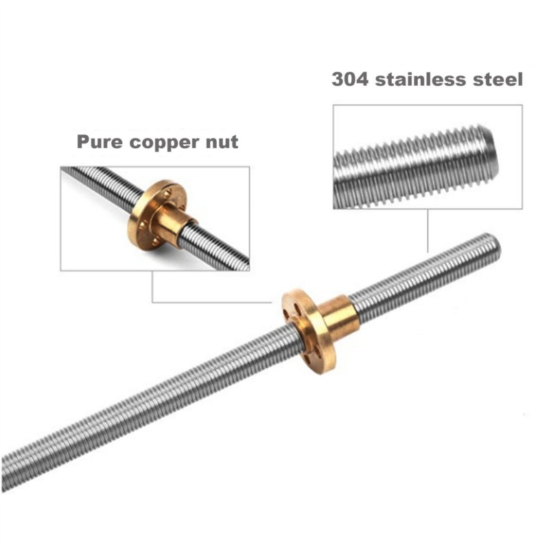 2 шт. T8 ходовой винт Tr8 ходо – обзор и цена Lead Screw 8Mm